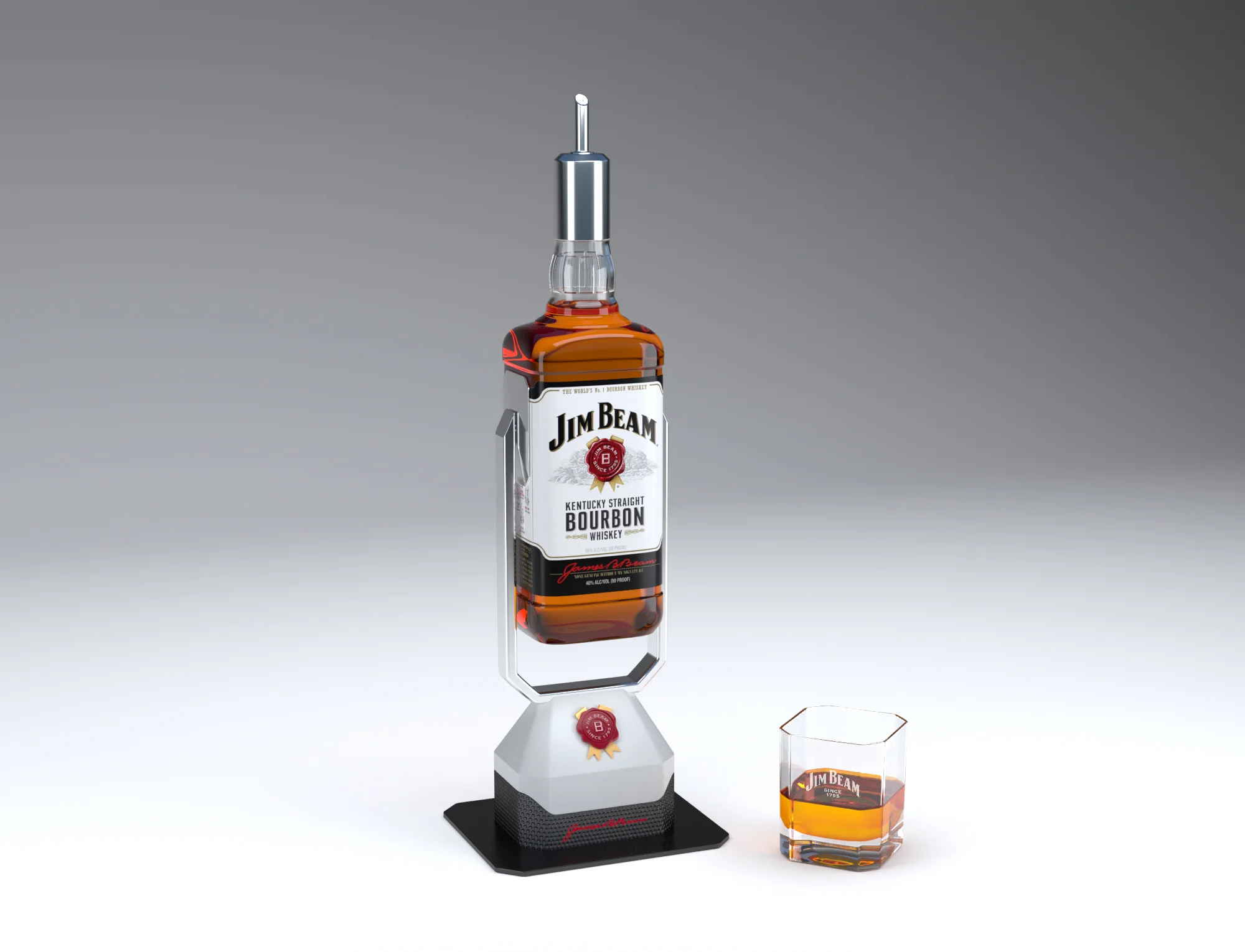 Jim Beam dispensing concept by Martin Greeves