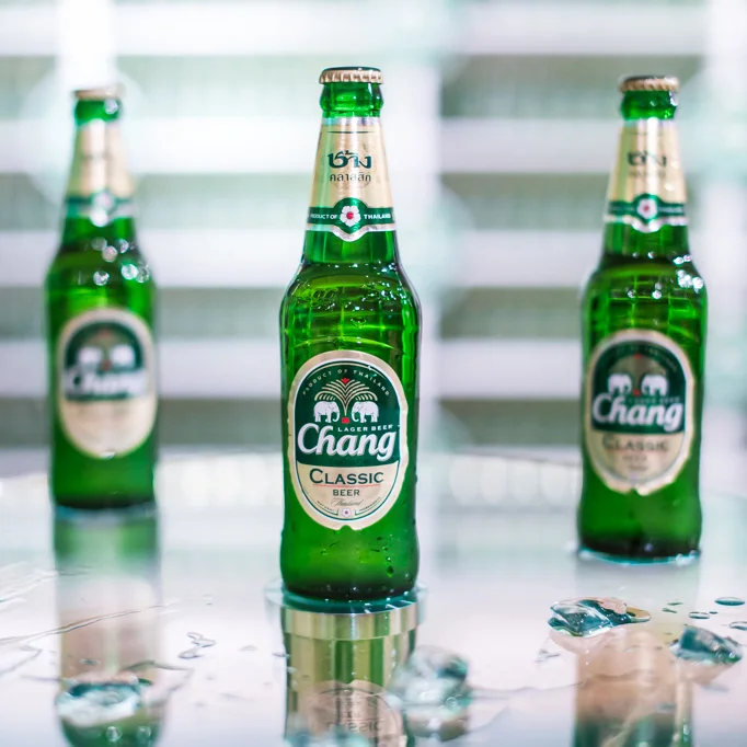 Chang beer bottle structures from a concept by Martin Greeves