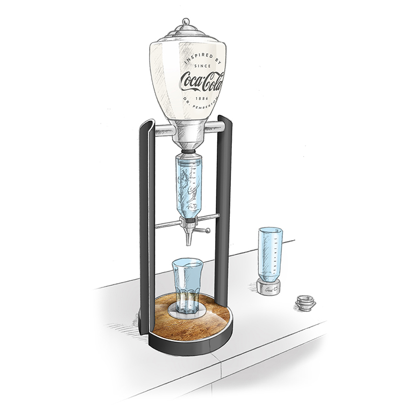 Sketch conepts for water bottles by Martin Greeves