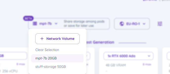 select the network drive