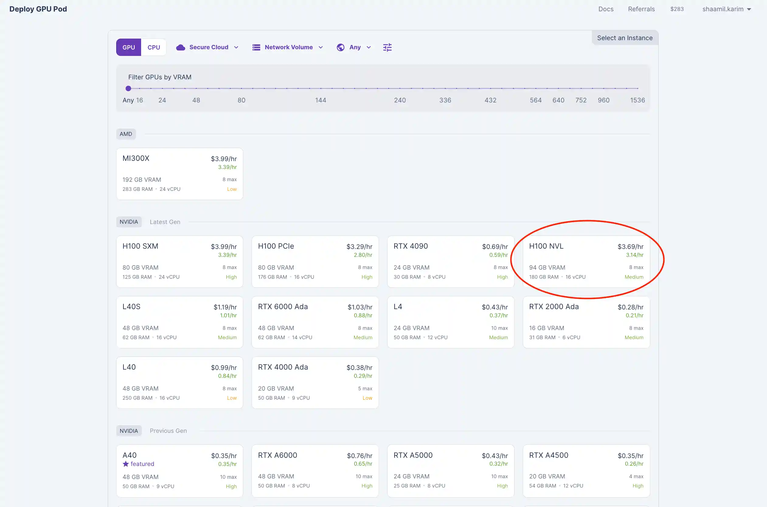 Deploy Pod in How to Run SAM 2 on a Cloud GPU with Runpod