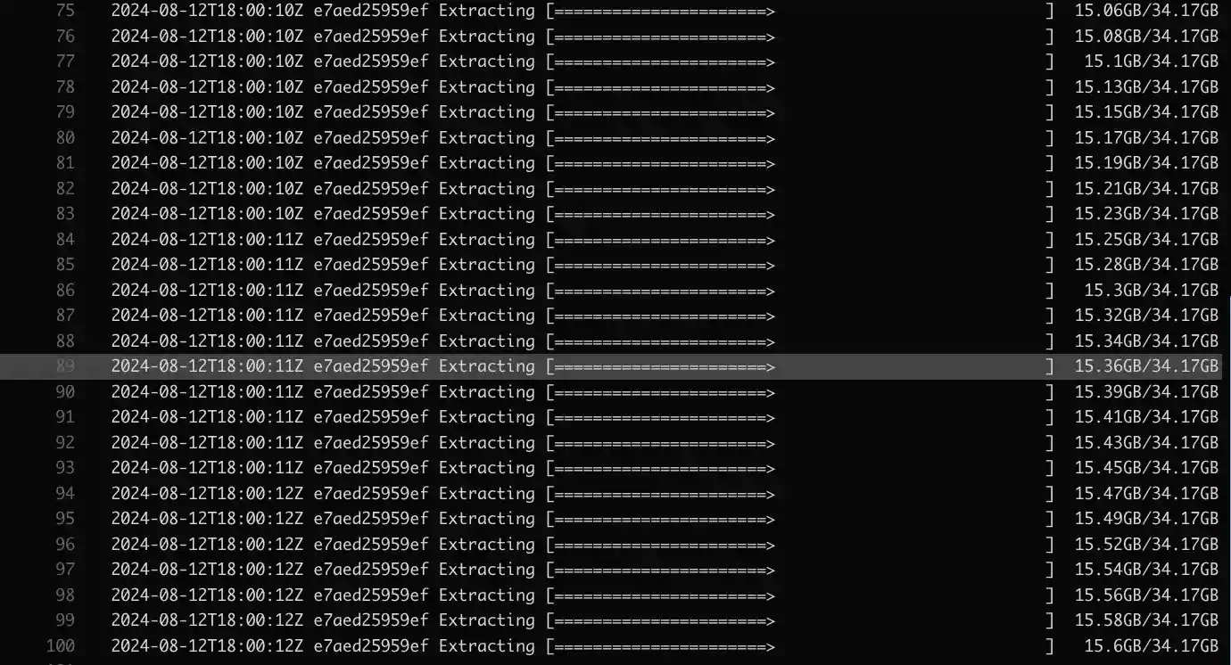 Logs Runpod in Run Flux Image Generator in ComfyUI on Runpod