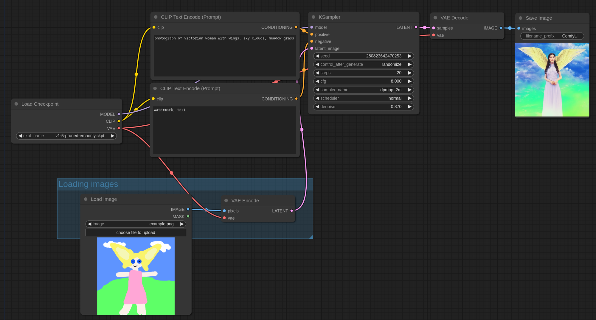 Screenshot from Stable Diffusion ComfyUI setup tutorial