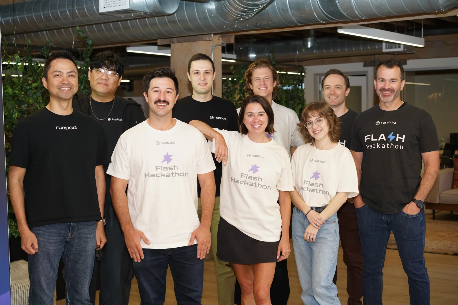 Runpod judges at the Flash Hack Day