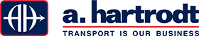 a. hartrodt logo with tagline "Transport is Our Business".