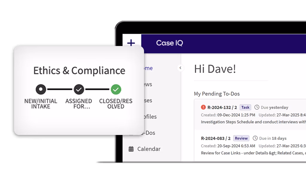 screenshot of application