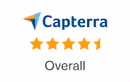 badge capterra 4.5 stars overall