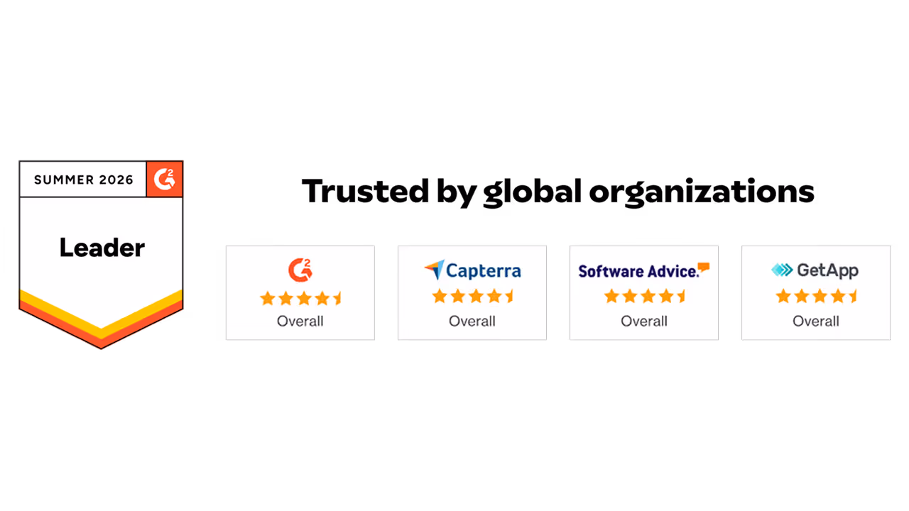 G2 leader badge star ratings