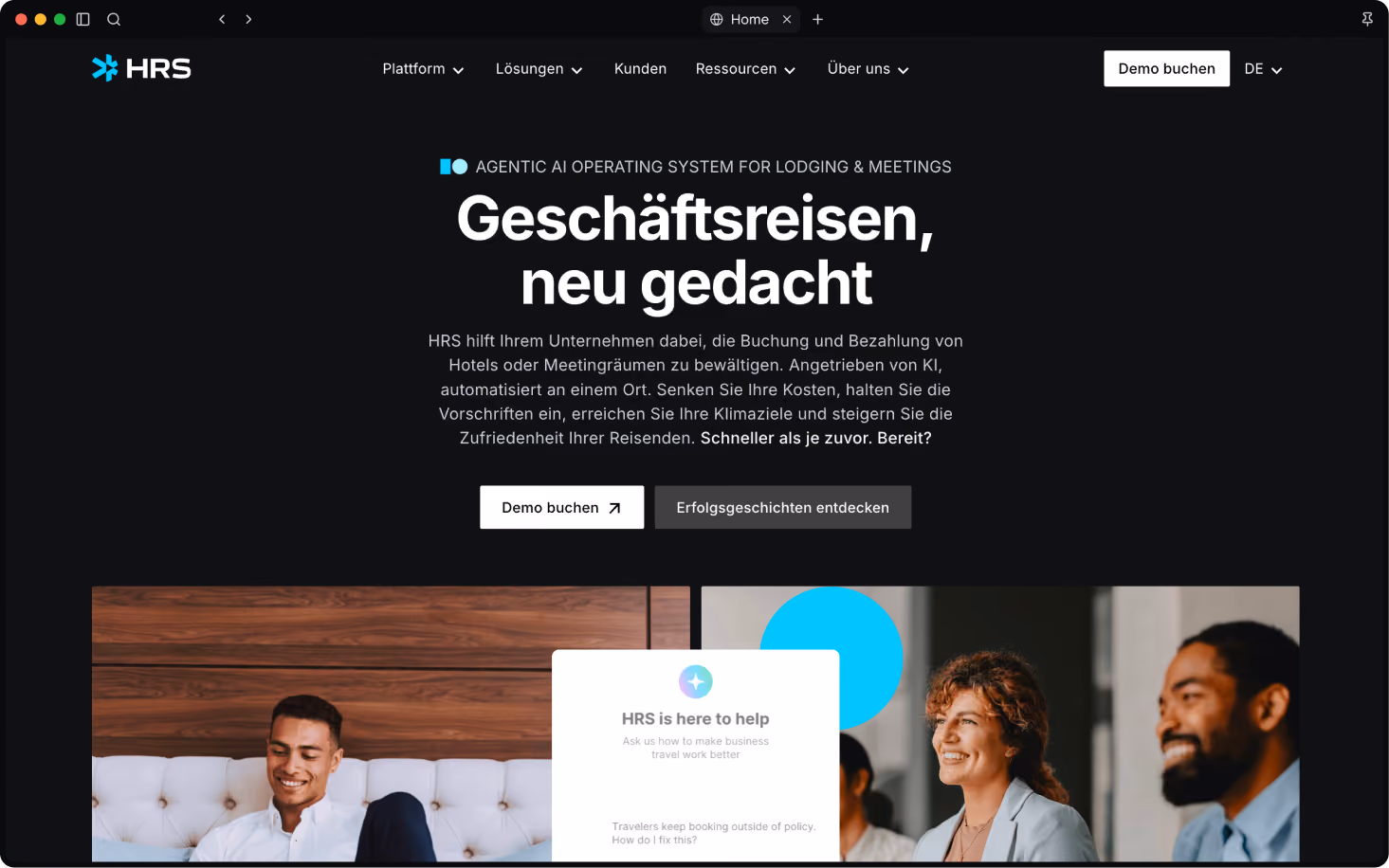 Website project mockup