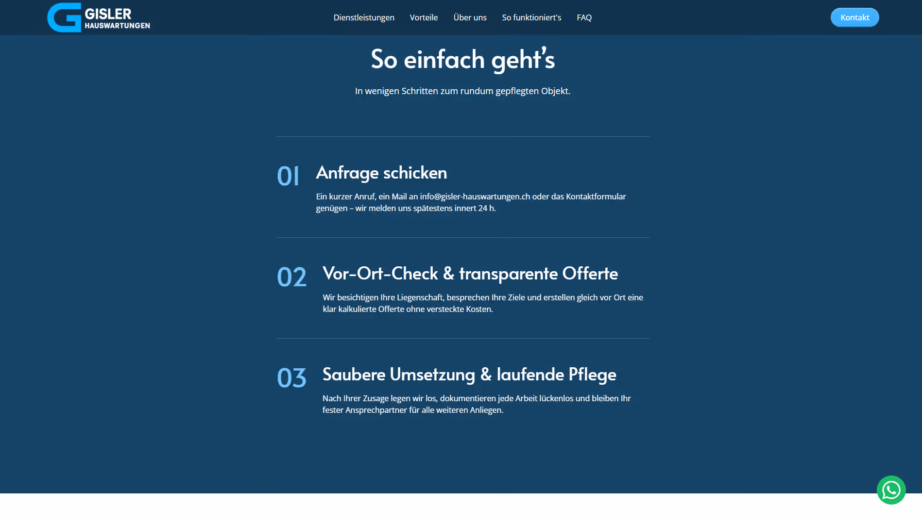 Gisler Hauswartungen