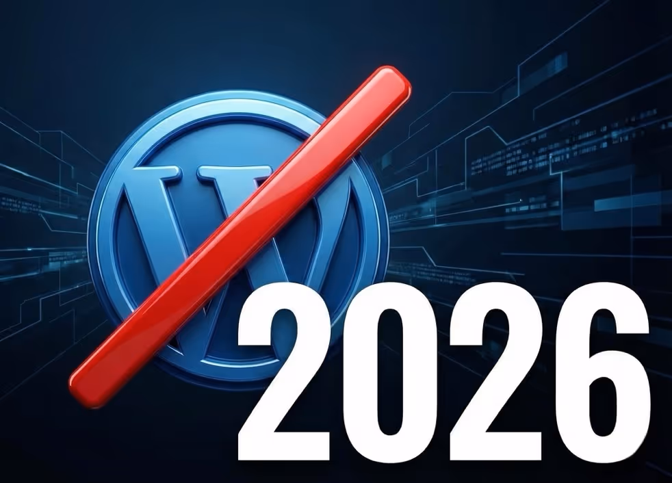 Warum du 2026 kein WordPress mehr nutzen solltest
