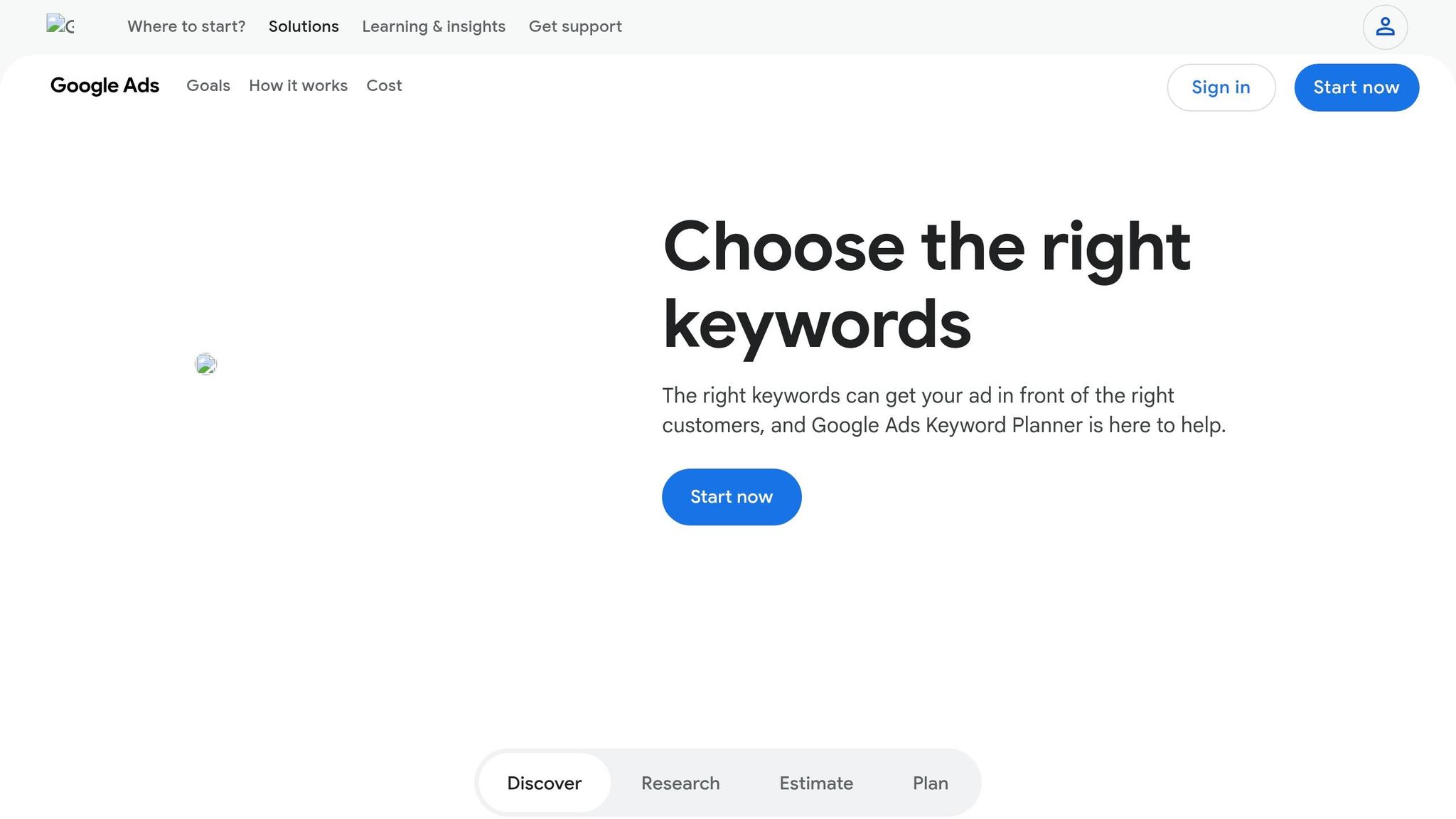 Google Keyword Planner