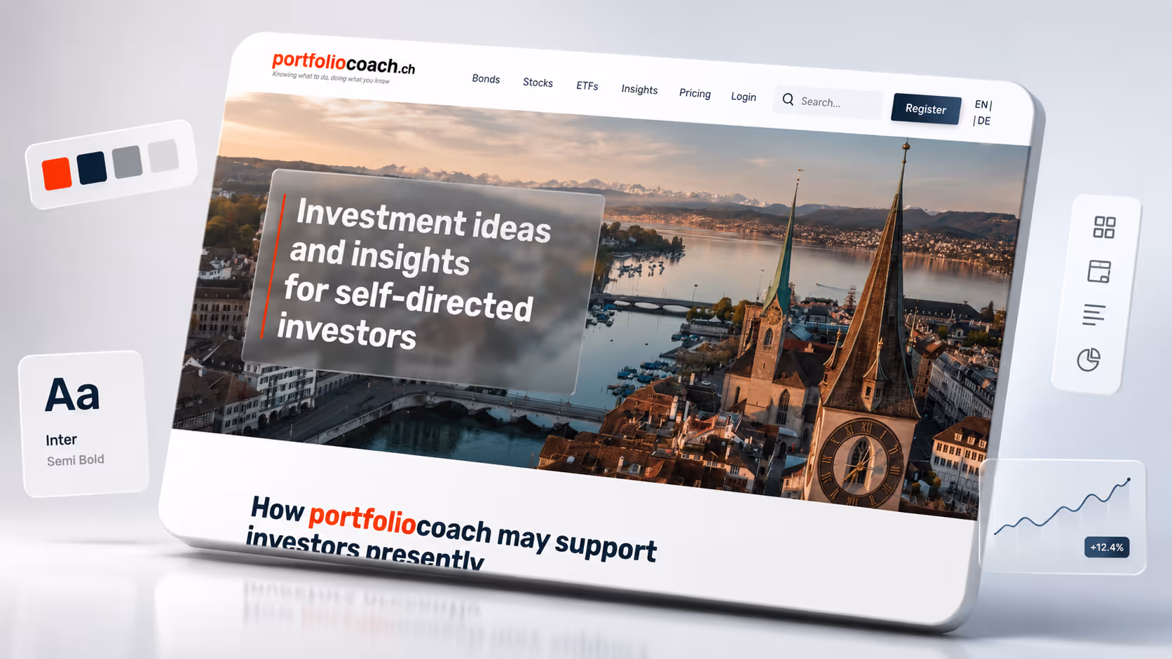 Webdesign & Entwicklung für portfoliocoach.ch