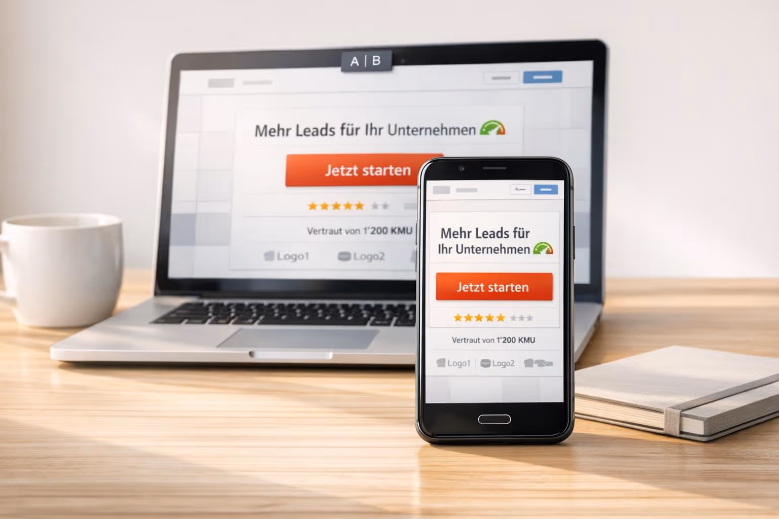 Landing Page optimieren: Conversion-Rate steigern für KMU