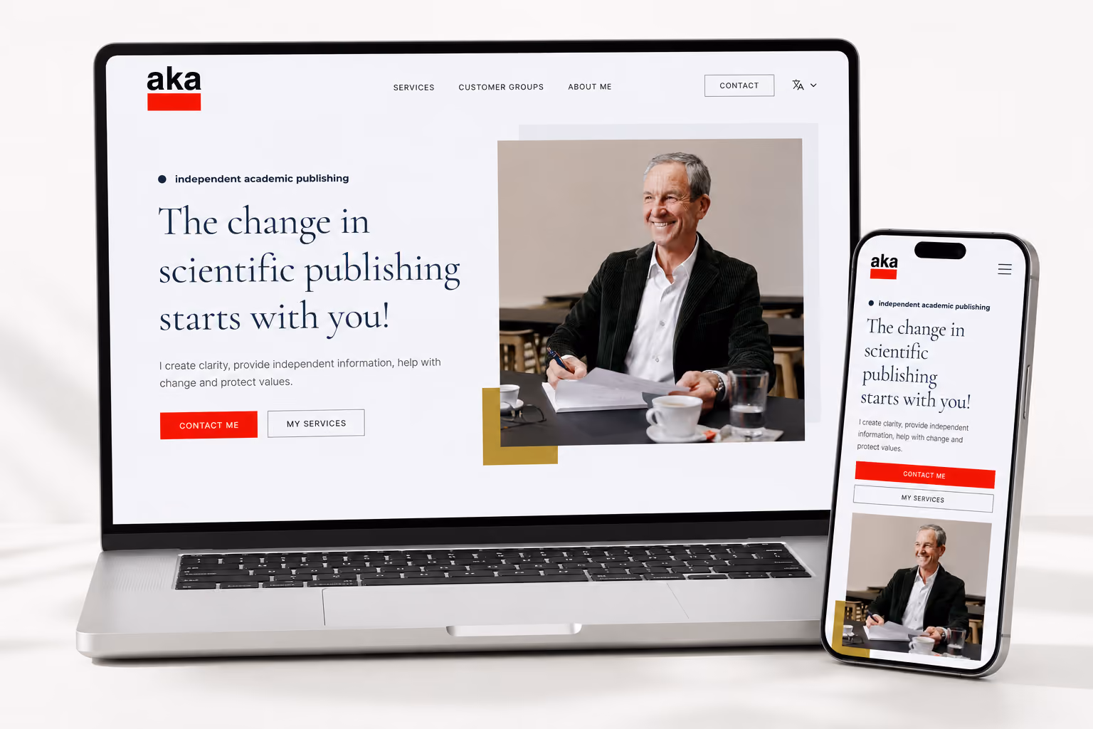 Branding, Webdesign & mehrsprachige Umsetzung für aka.swiss