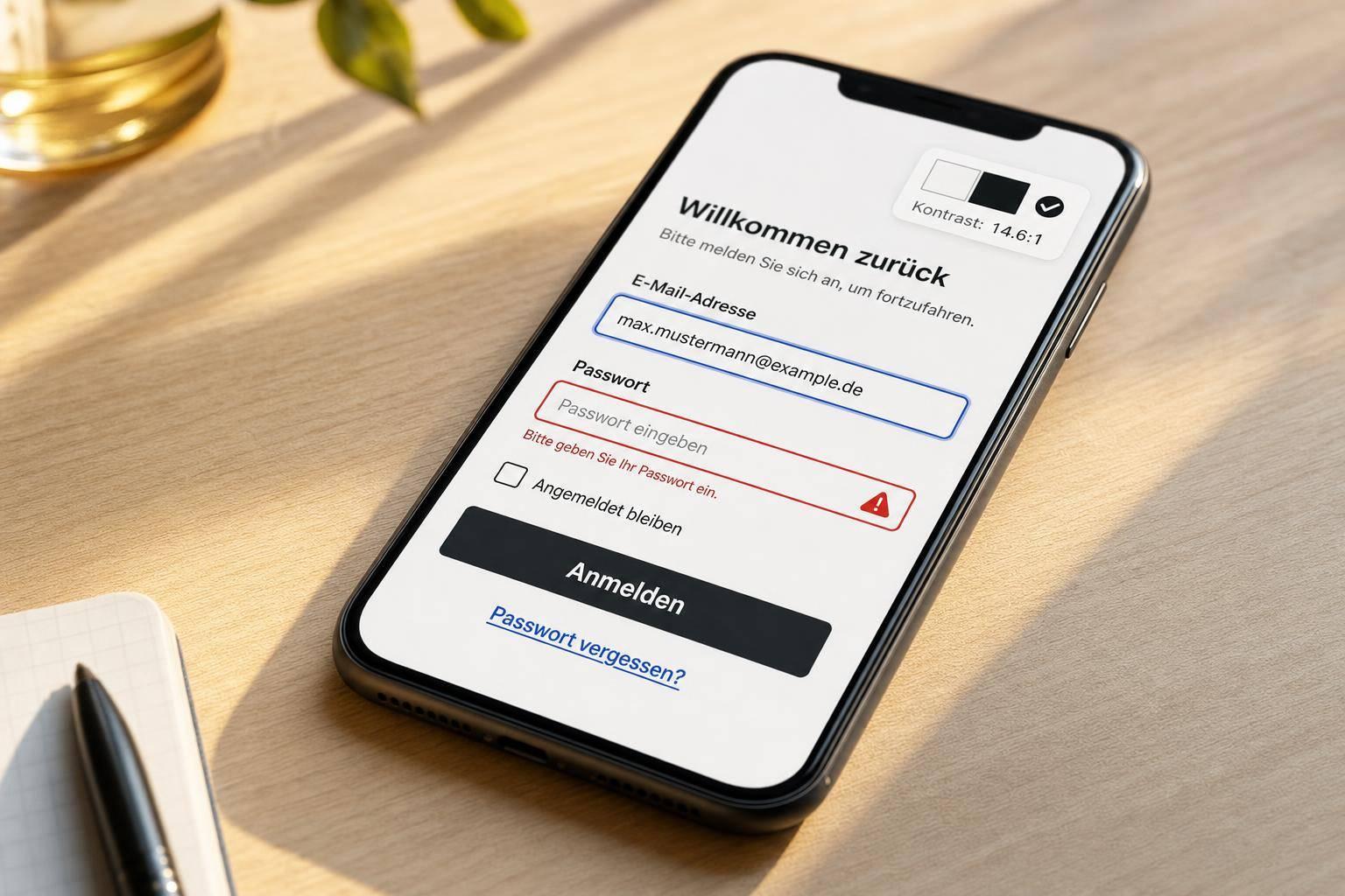 Farbkontraste für Sehbehinderte: Best Practices