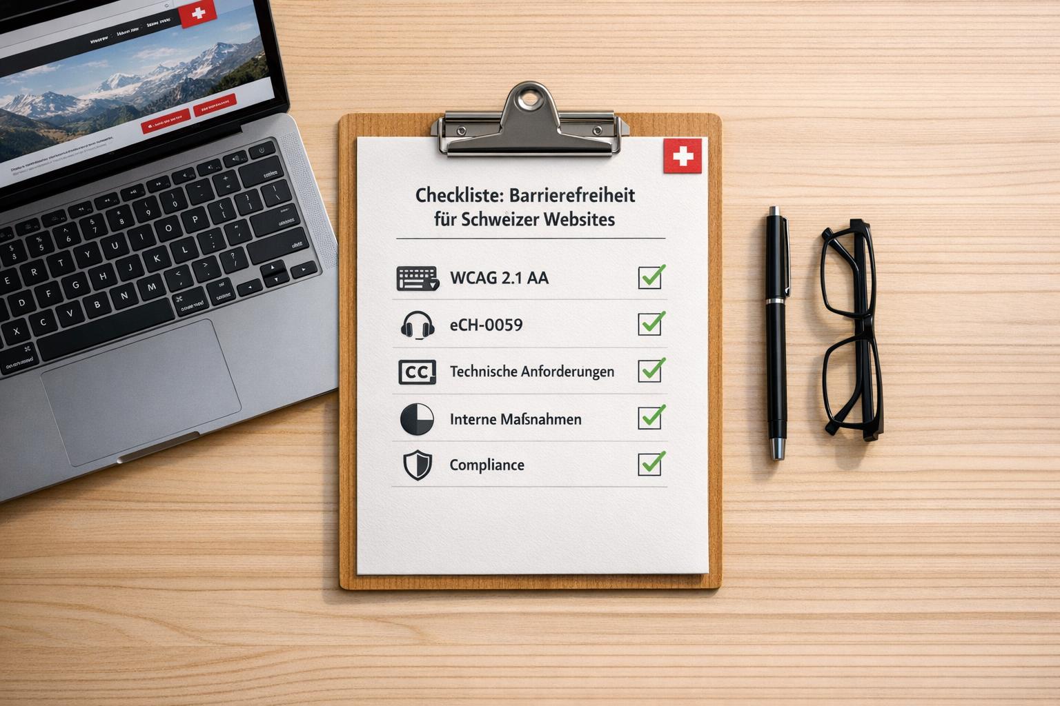 Checkliste: Barrierefreiheit für Schweizer Websites