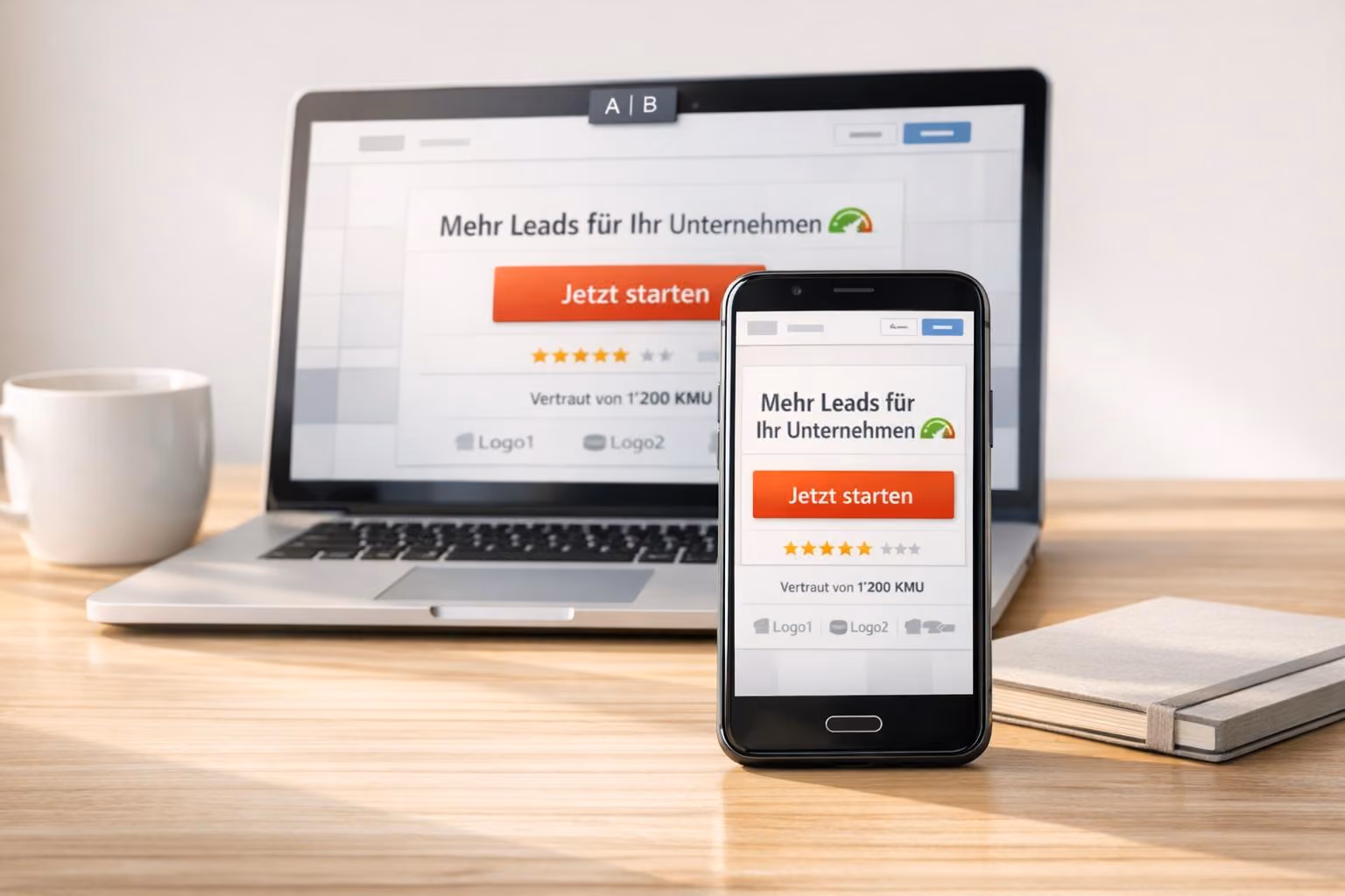 Landing Page optimieren: Conversion-Rate steigern für KMU