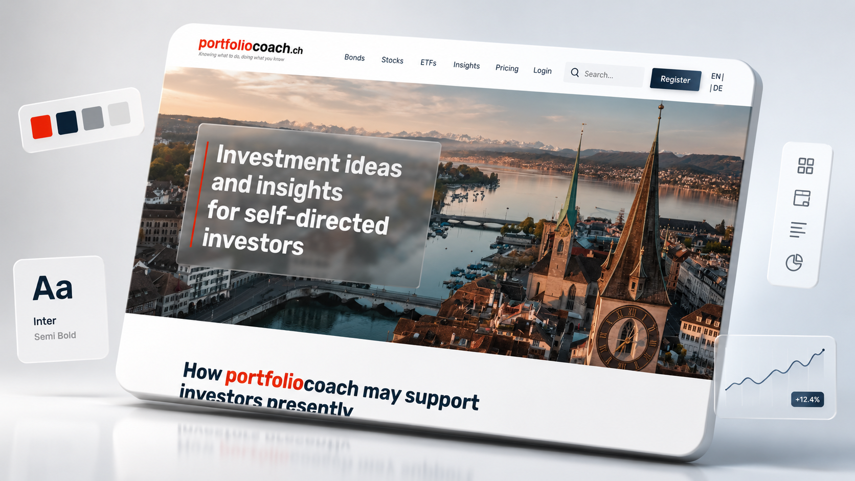 Webdesign & Entwicklung für portfoliocoach.ch