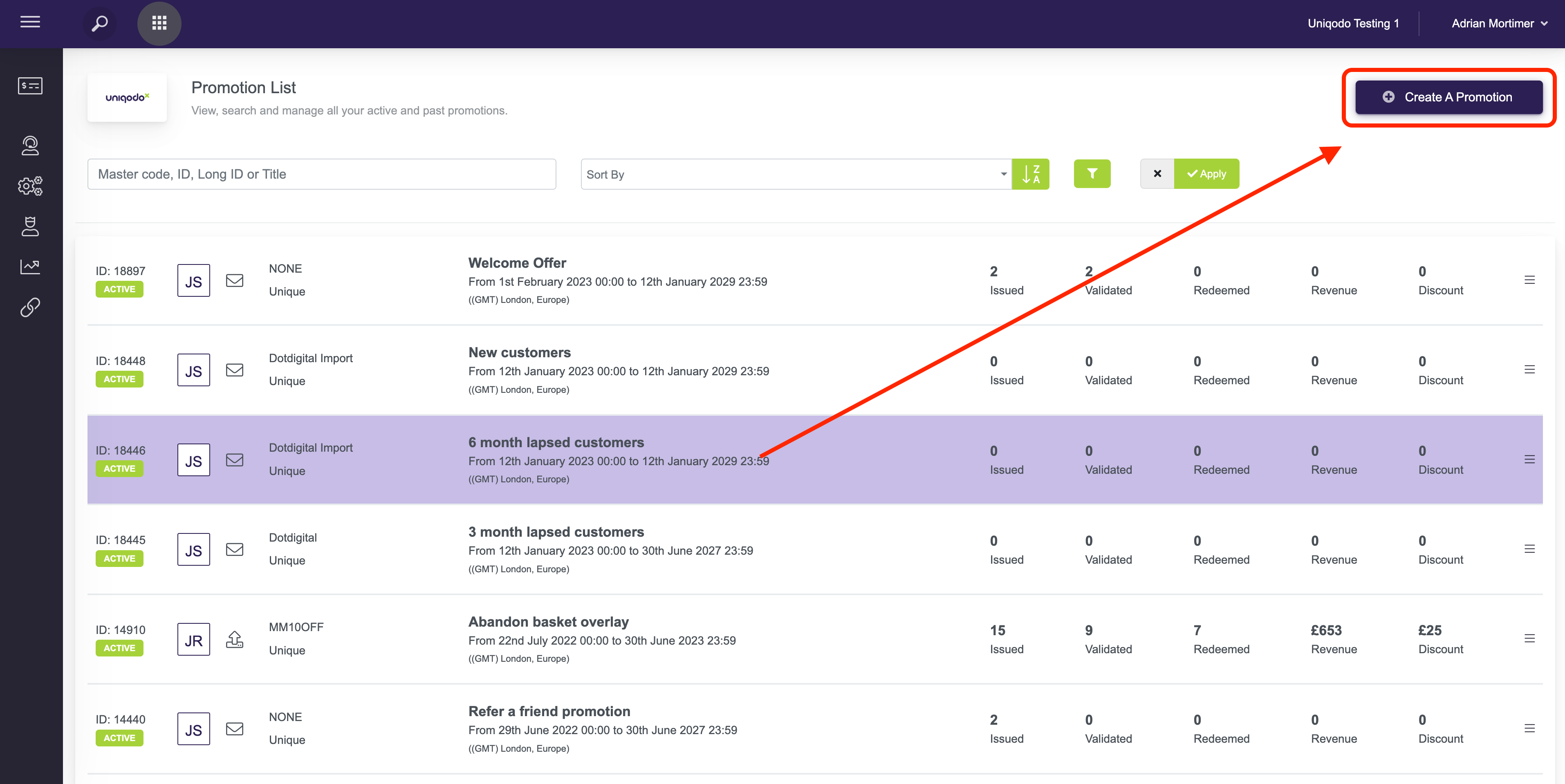 How create unique codes for emails