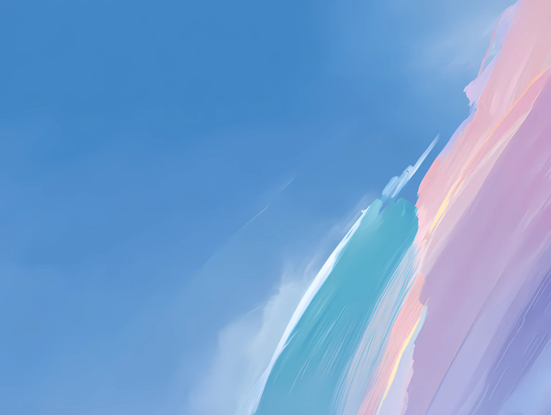 Abstract blue clarity graphic
