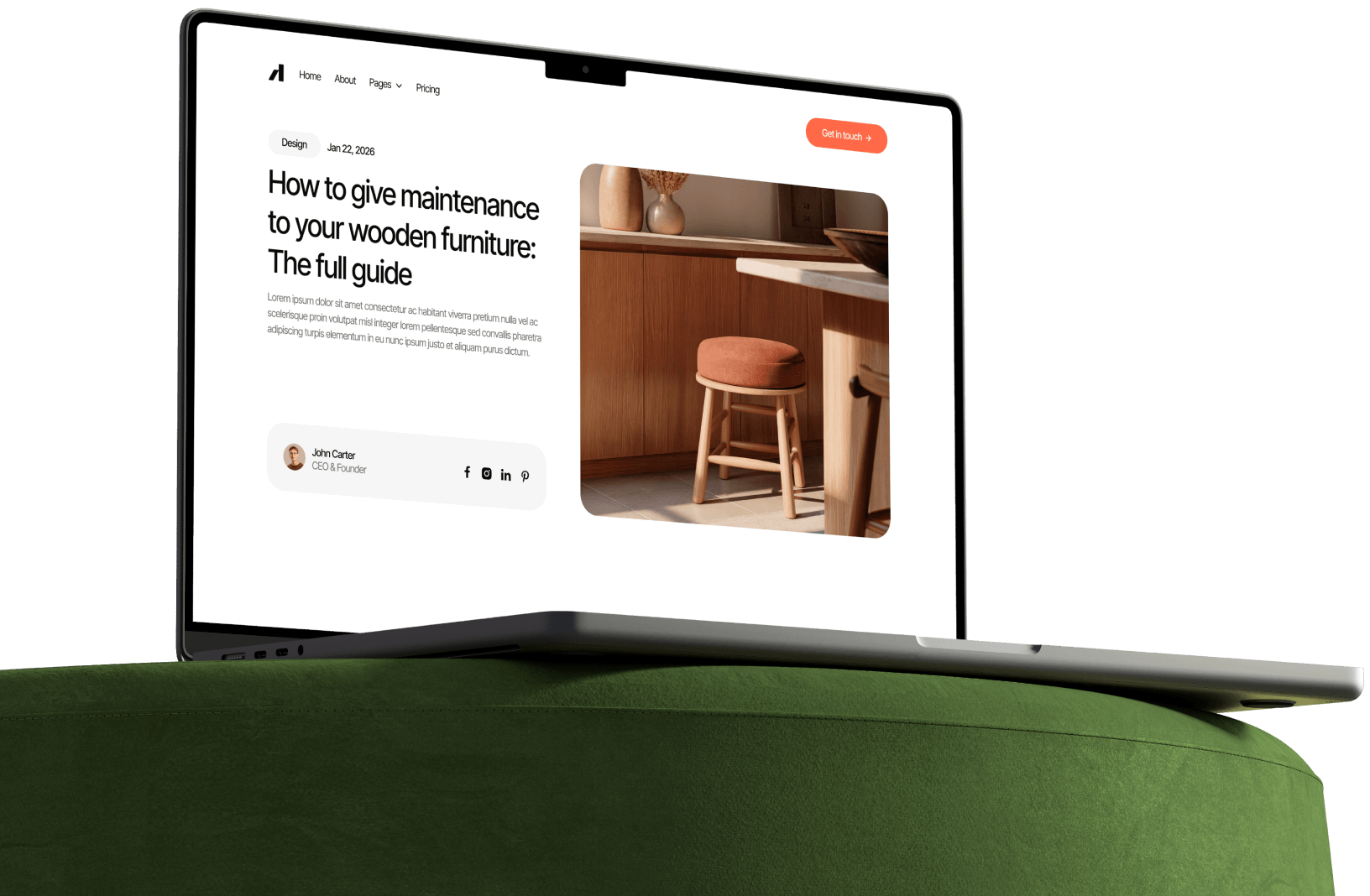Newsletter Archipro Webflow Template | BRIX Template