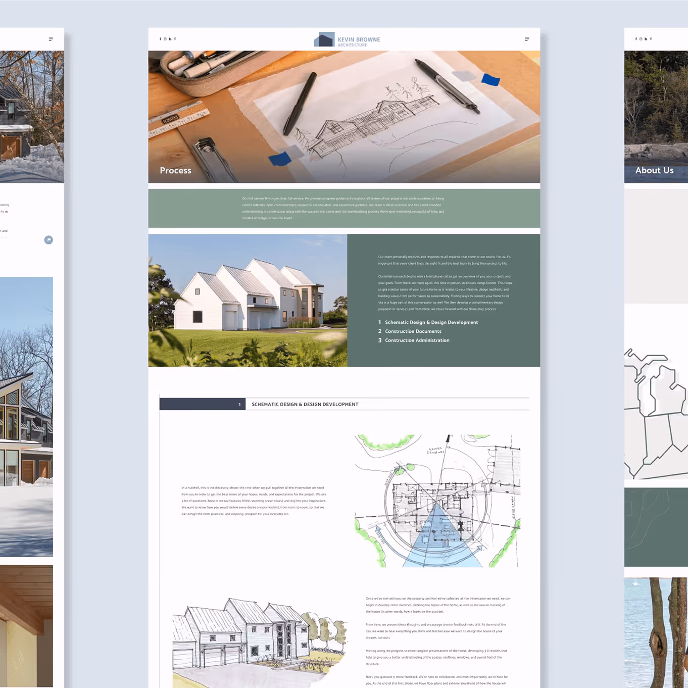 Kevin Browne Architecture new logo and brand system