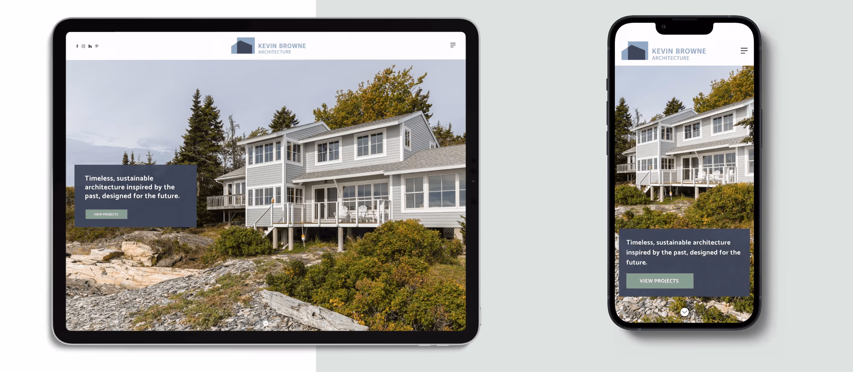 Kevin Browne Architecture website redesign