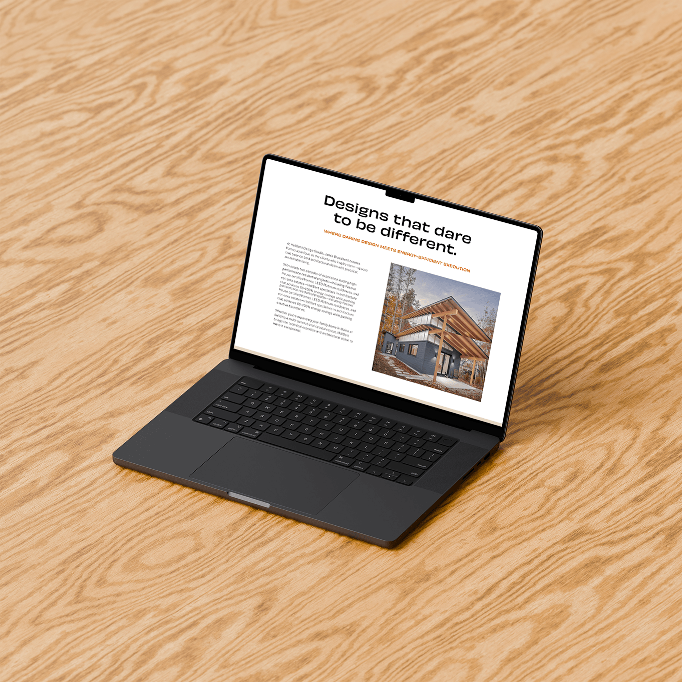 Vernacular's brand positioning work for HellBent Studio architects