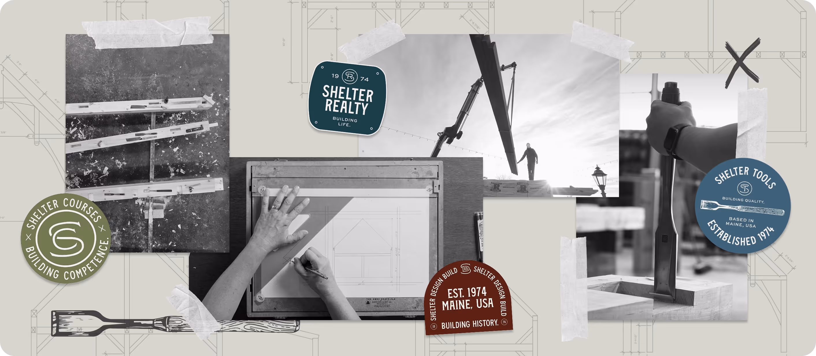 Shelter Institute brand collateral