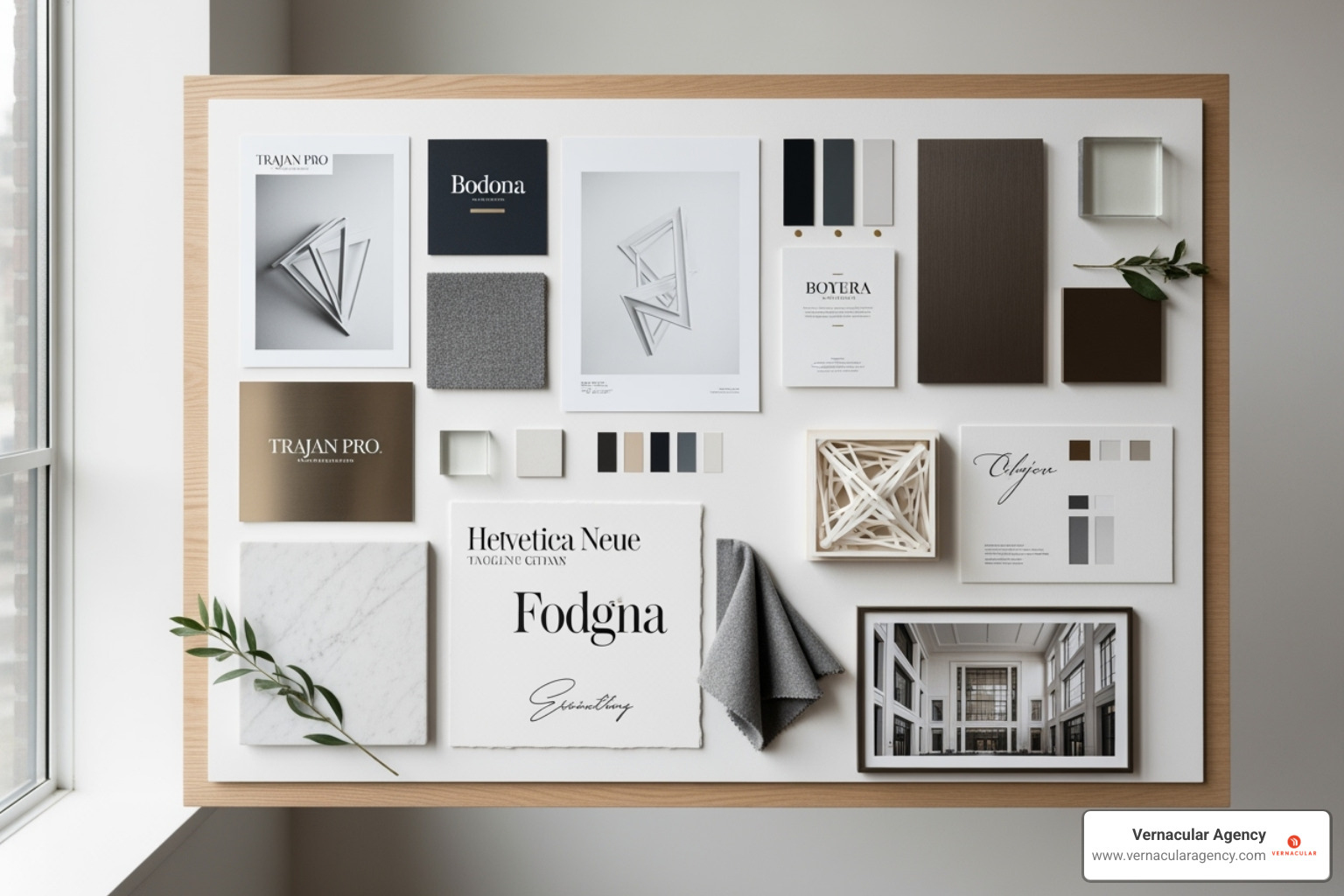 branding mood board for a luxury architecture firm - marketing a landscape architecture firm