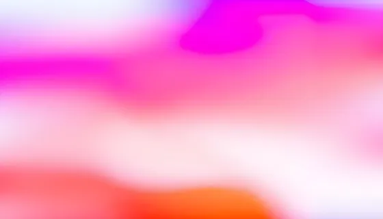 Blurry abstract background with pink, orange, white, and purple colors blending together.