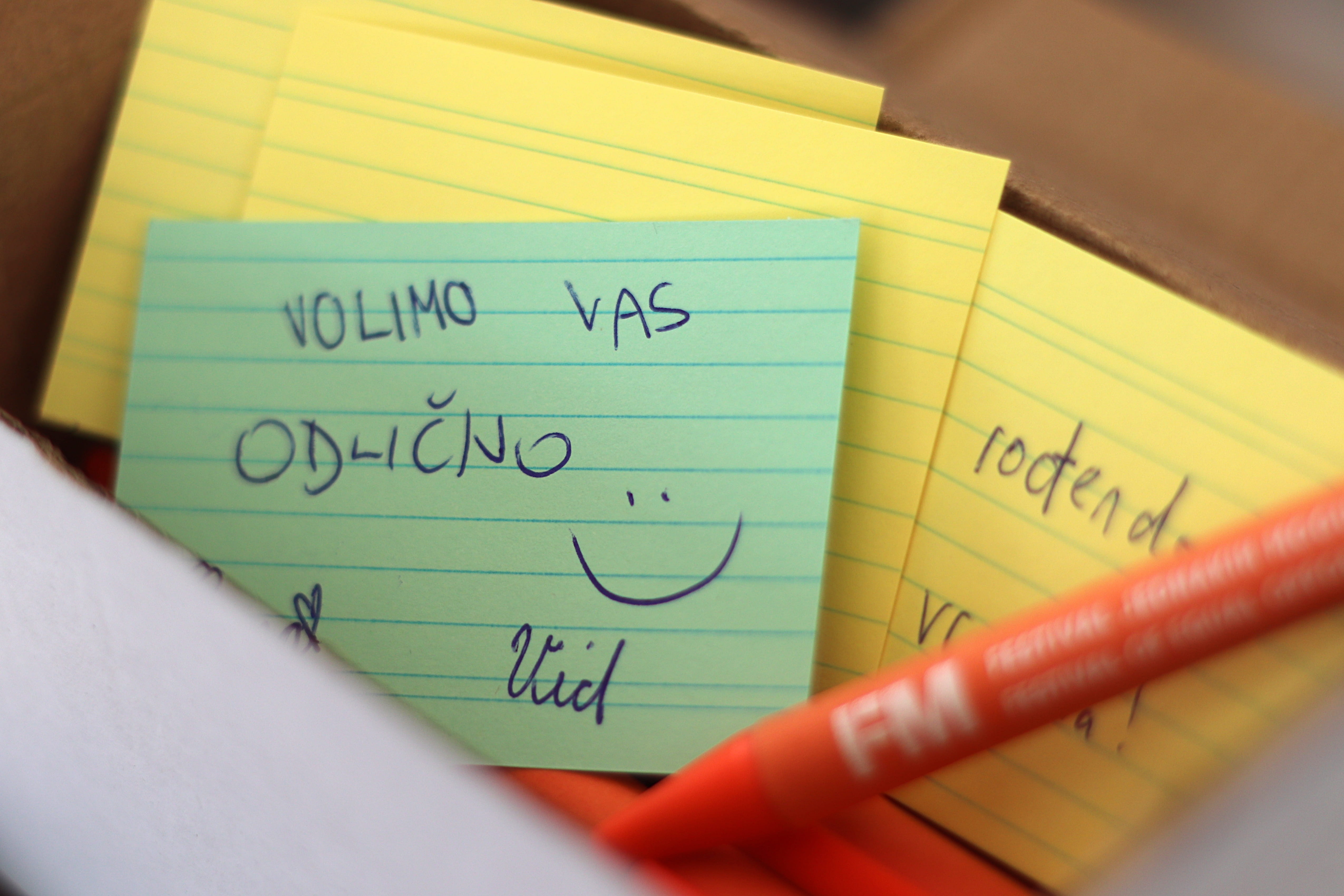 Papir s volimo vas