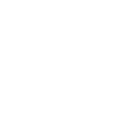 Facebook social media icon with a white lowercase 'f' on a blue circle background.