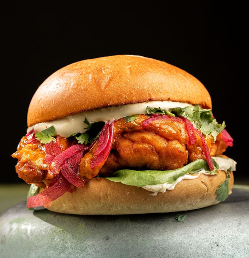 Sai's Butter Chicken BUrger