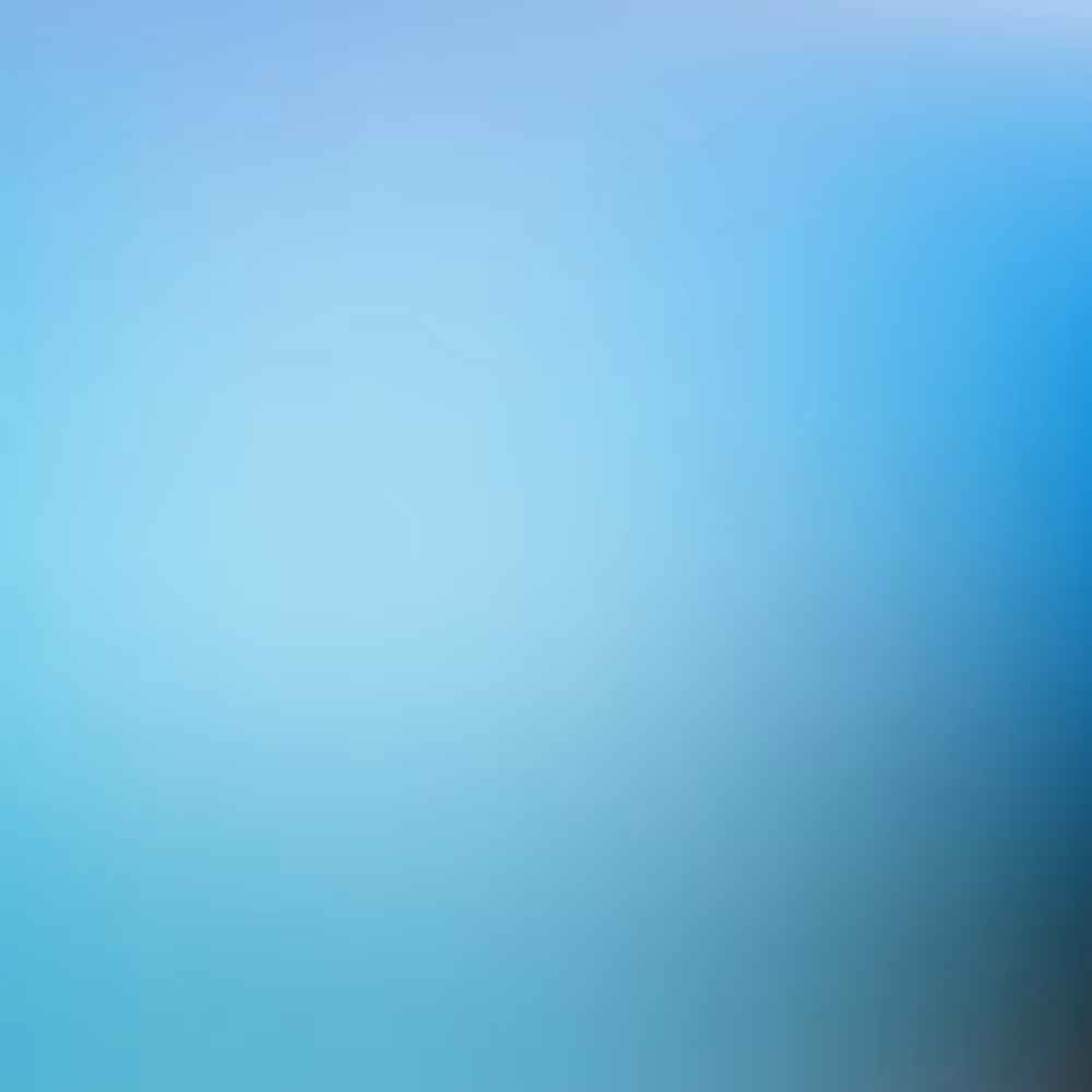 Smooth gradient background blending blue, cyan, and black colors.