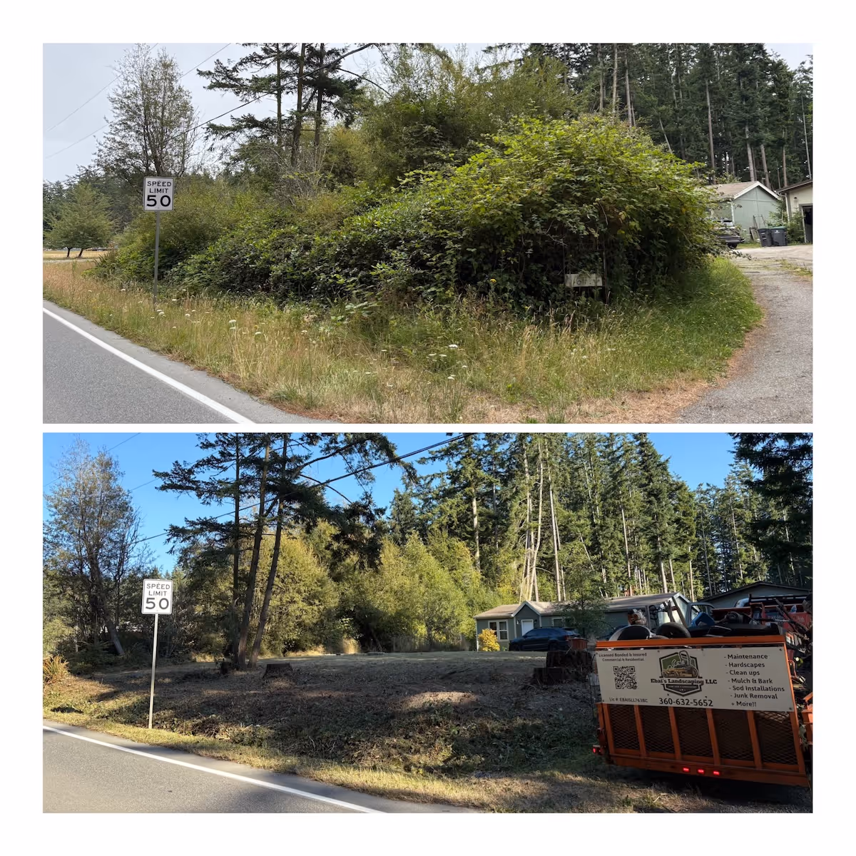 Property clearing and restoration service in Oak Harbor, Washington