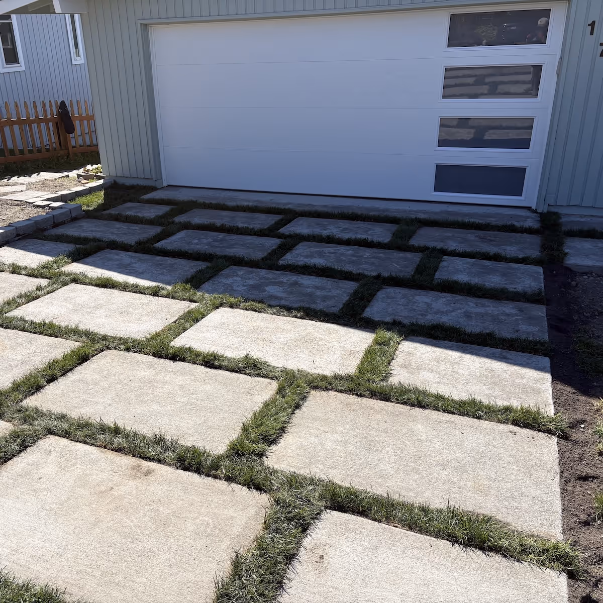 Paver patio installation in Oak Harbor, Washington by Ebai’s Landscaping creating durable, custom outdoor living spaces near me