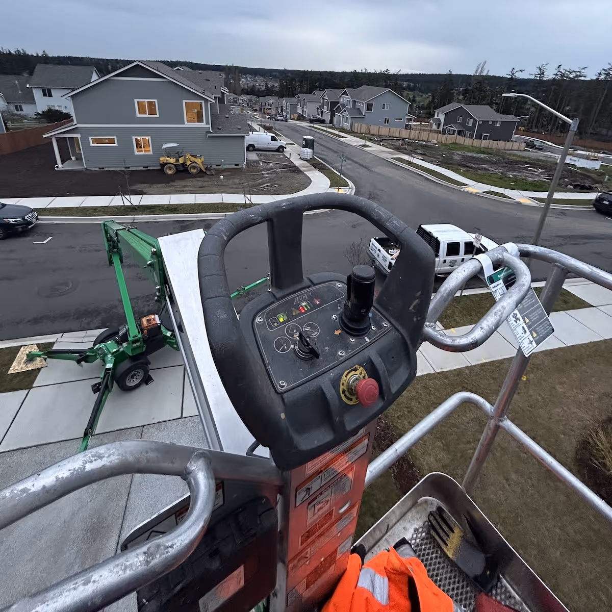 Landscaping equipment used by Ebai’s Landscaping in Oak Harbor, Washington for professional lawn care and outdoor projects
