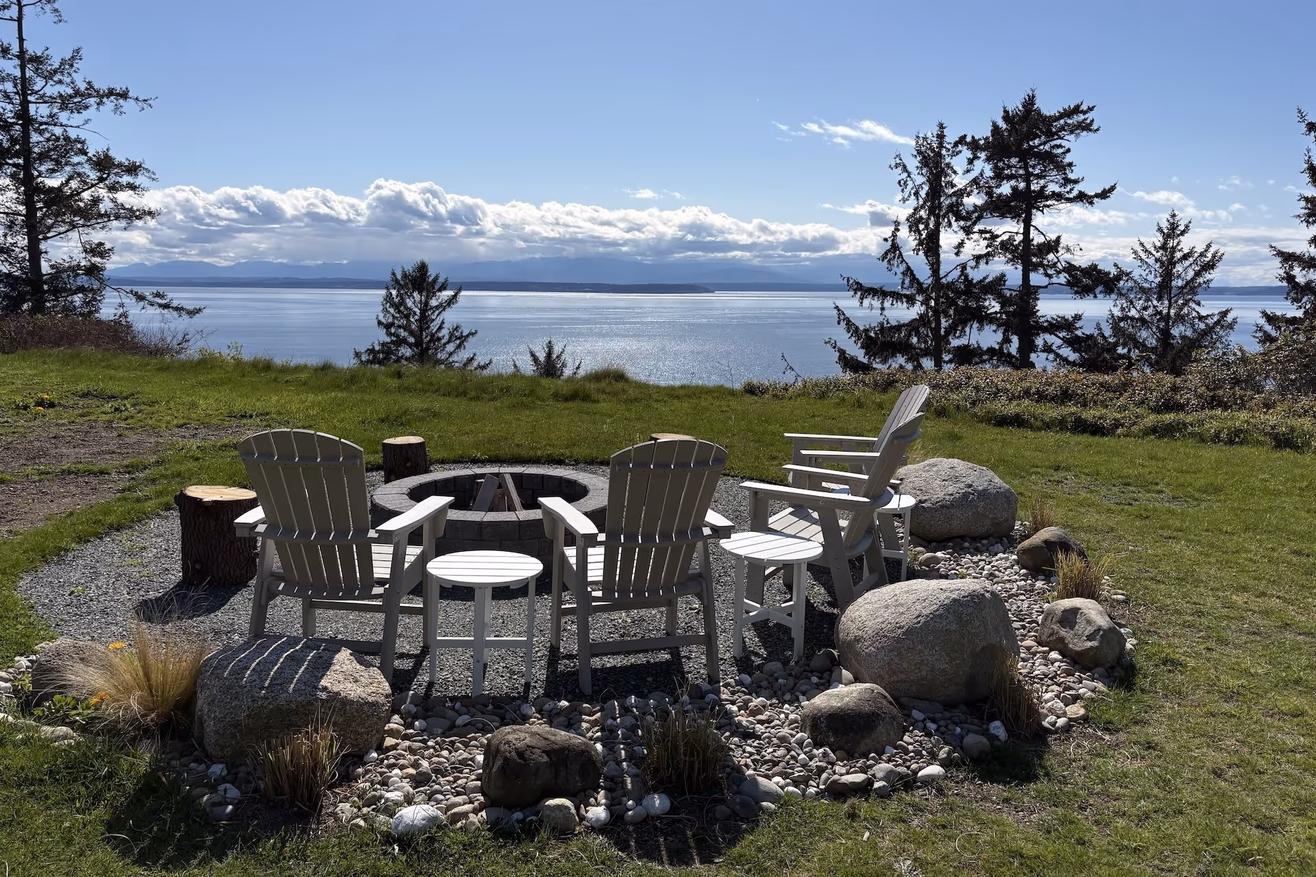 Outdoor living space design and build near me with professional landscaping