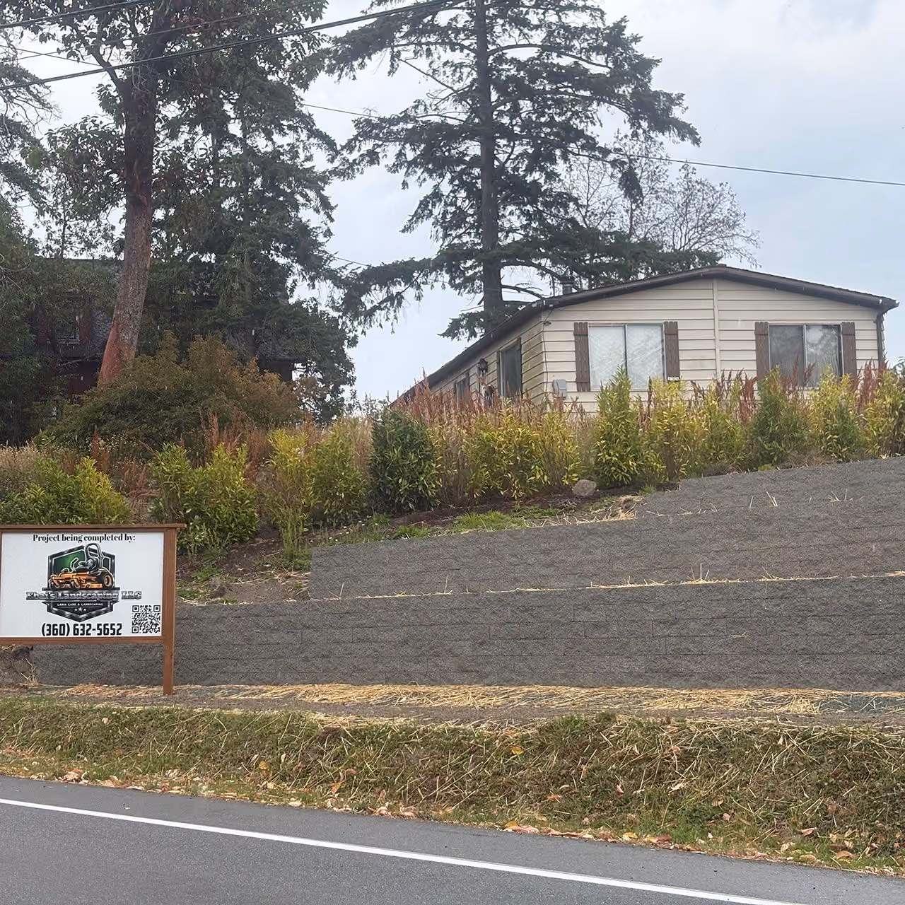 Custom landscaping in Oak Harbor, Washington by Ebai’s Landscaping creating polished, functional outdoor spaces for residential properties