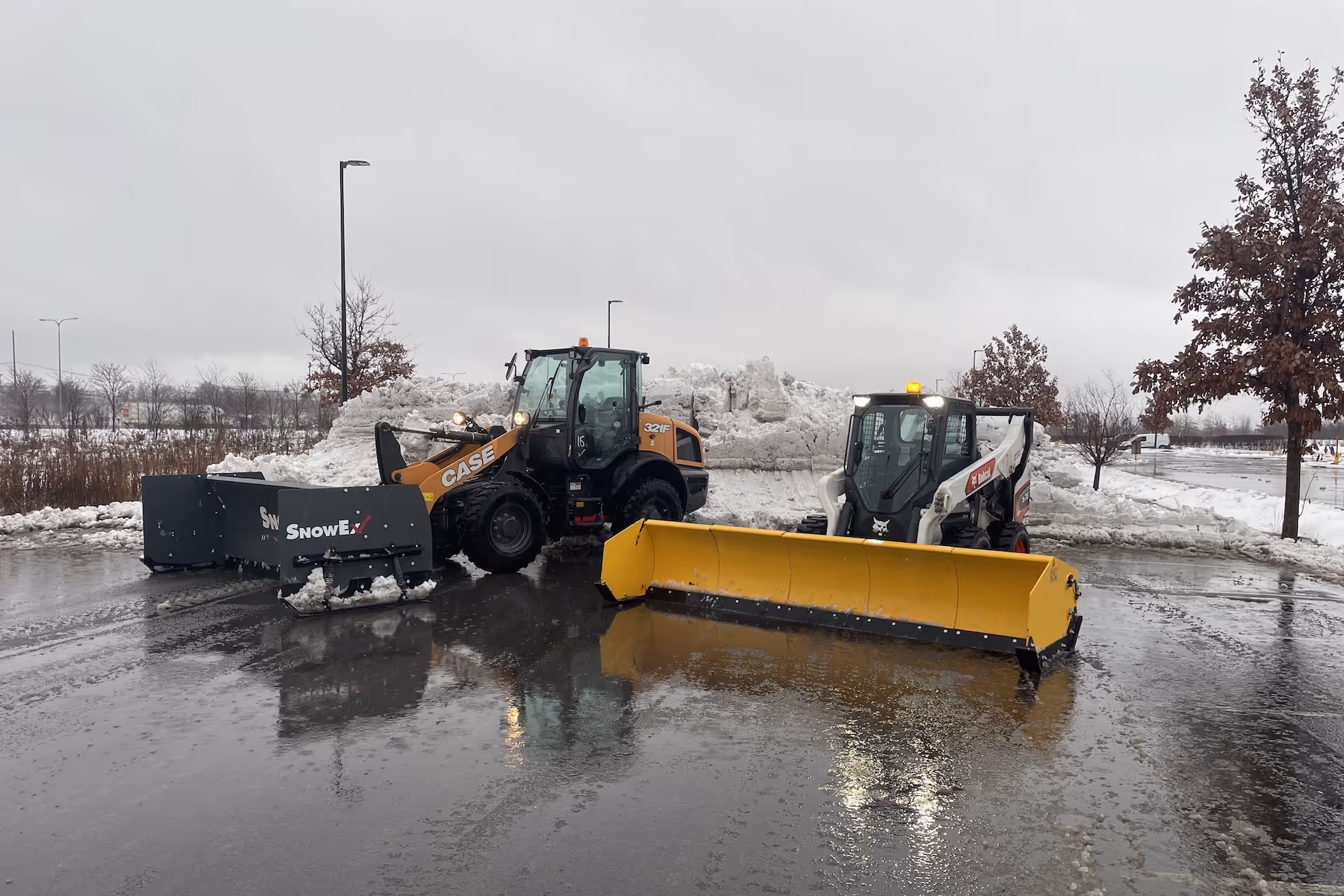 commercial snow removal and ice management Hinsdale Illinois