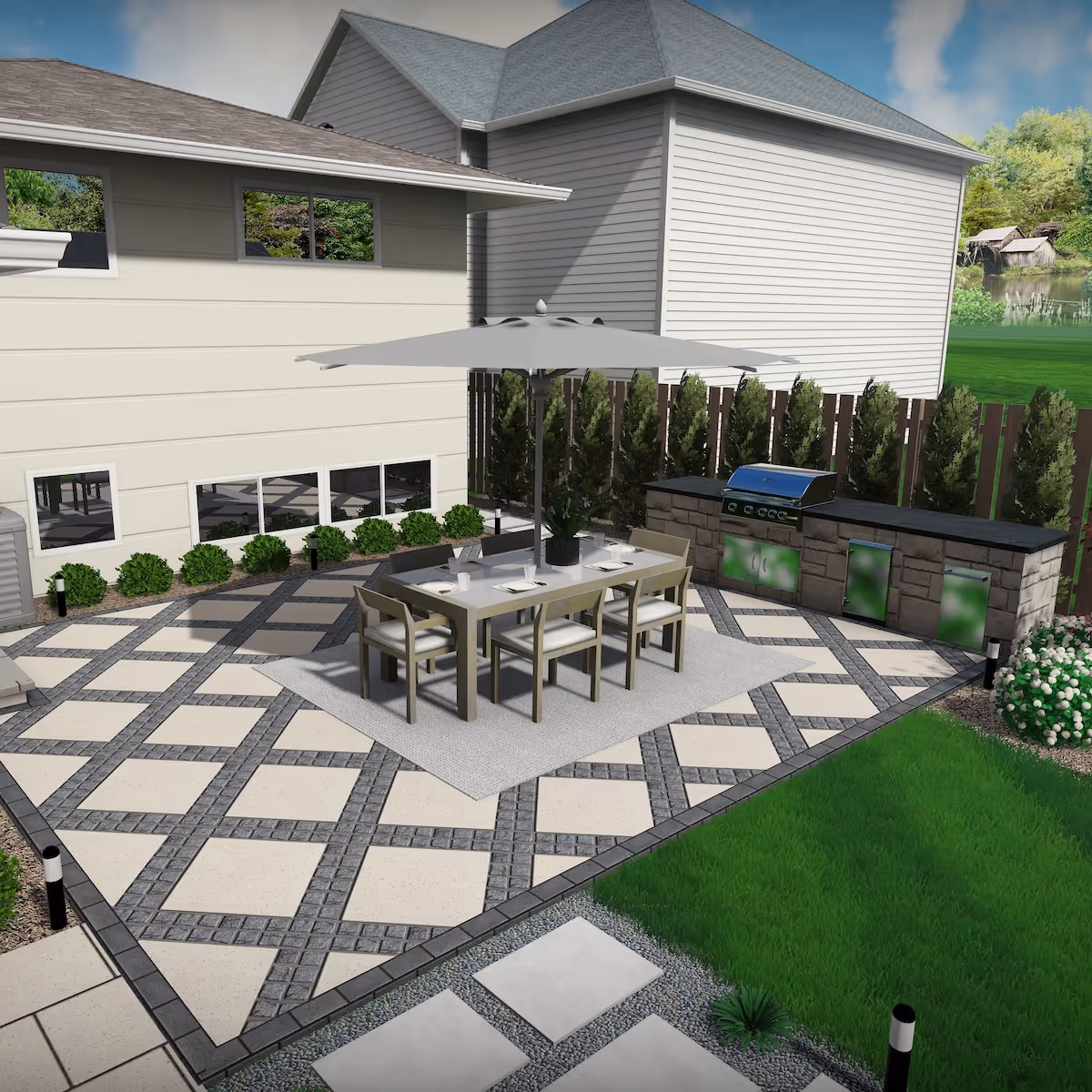 custom landscape design and build services Clarendon Hills Illinois