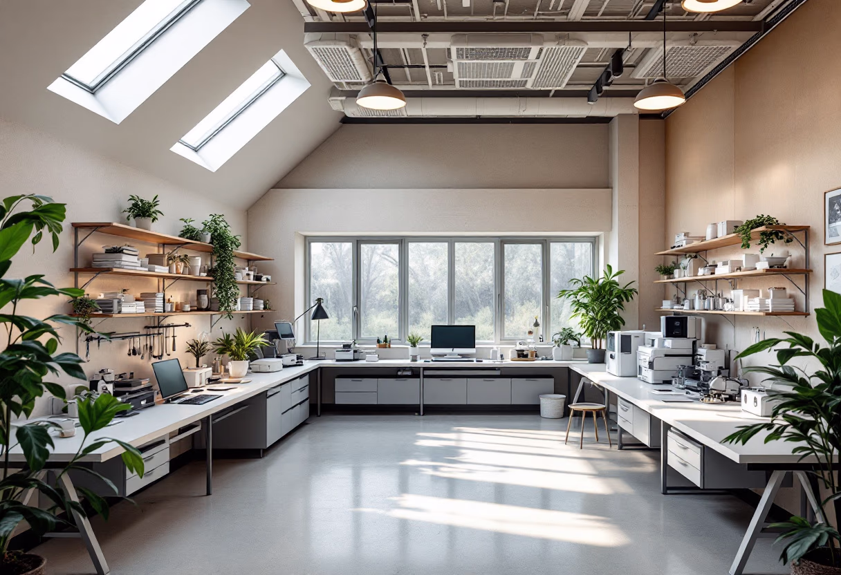 image of office workspace