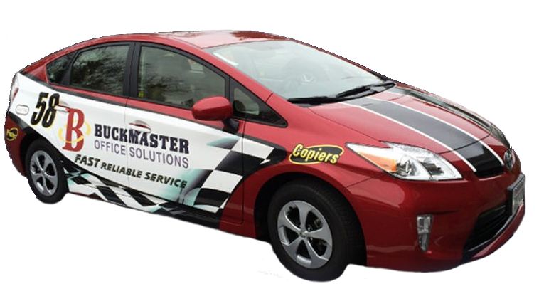 Buckmaster Office Solutions technicians car