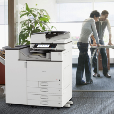 image of multifunction printer in office