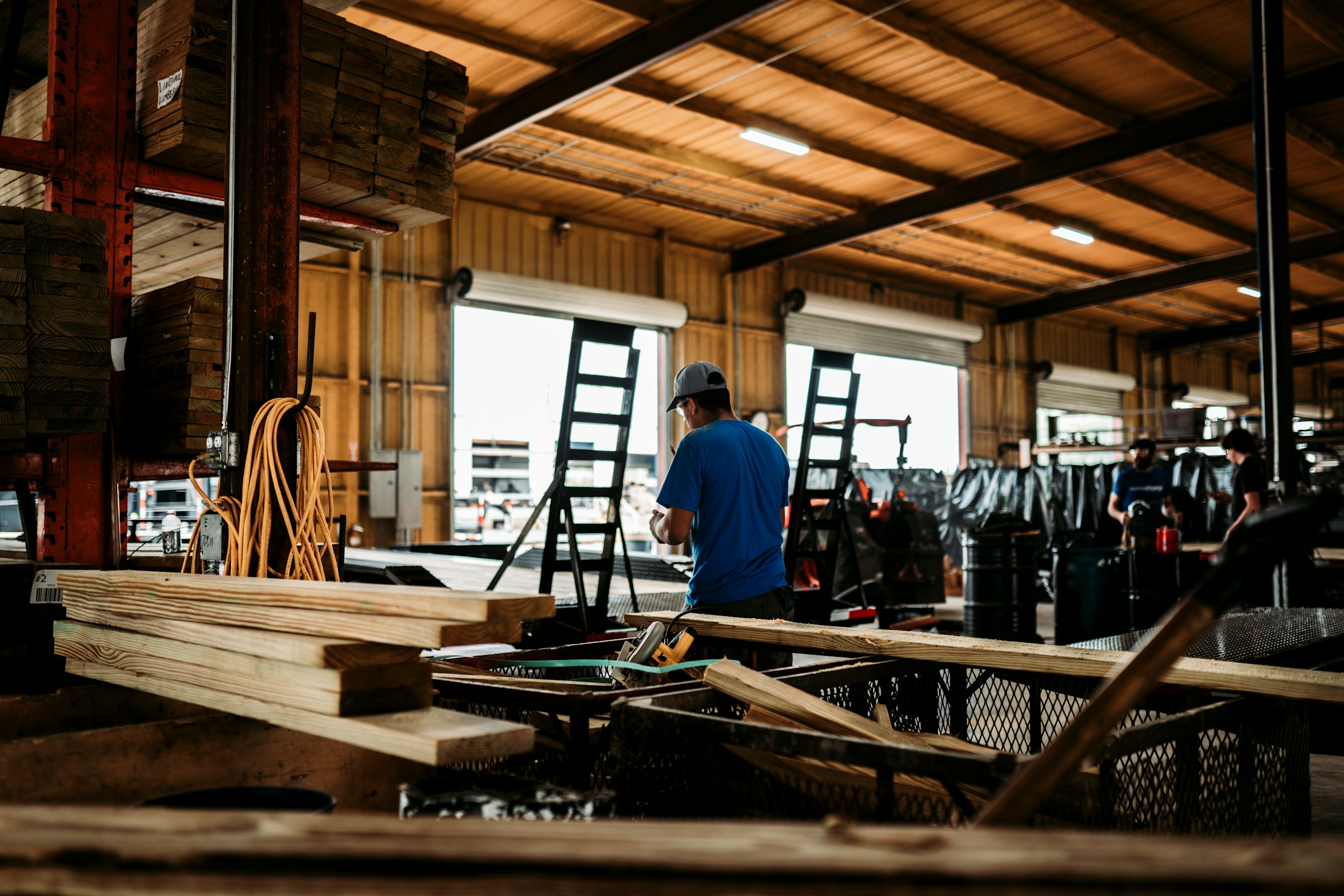 Lumber yard