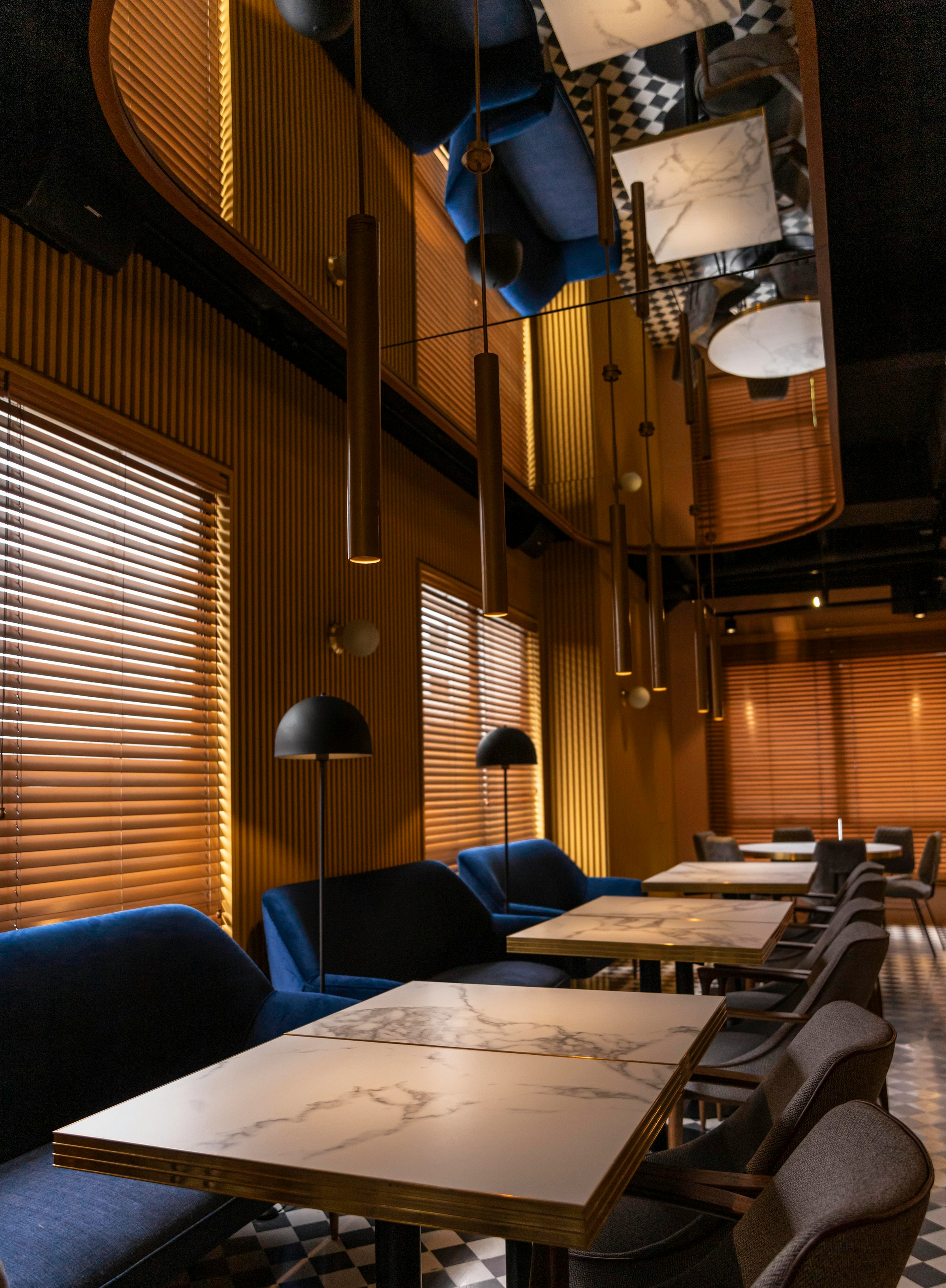 Custom restaurant interior