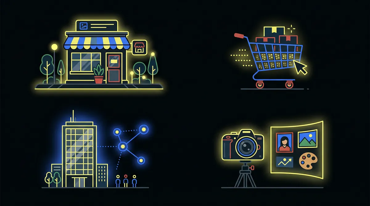 website cost by business type showing small business, ecommerce, corporate, and portfolio sites