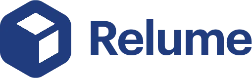 Relume logo in navy